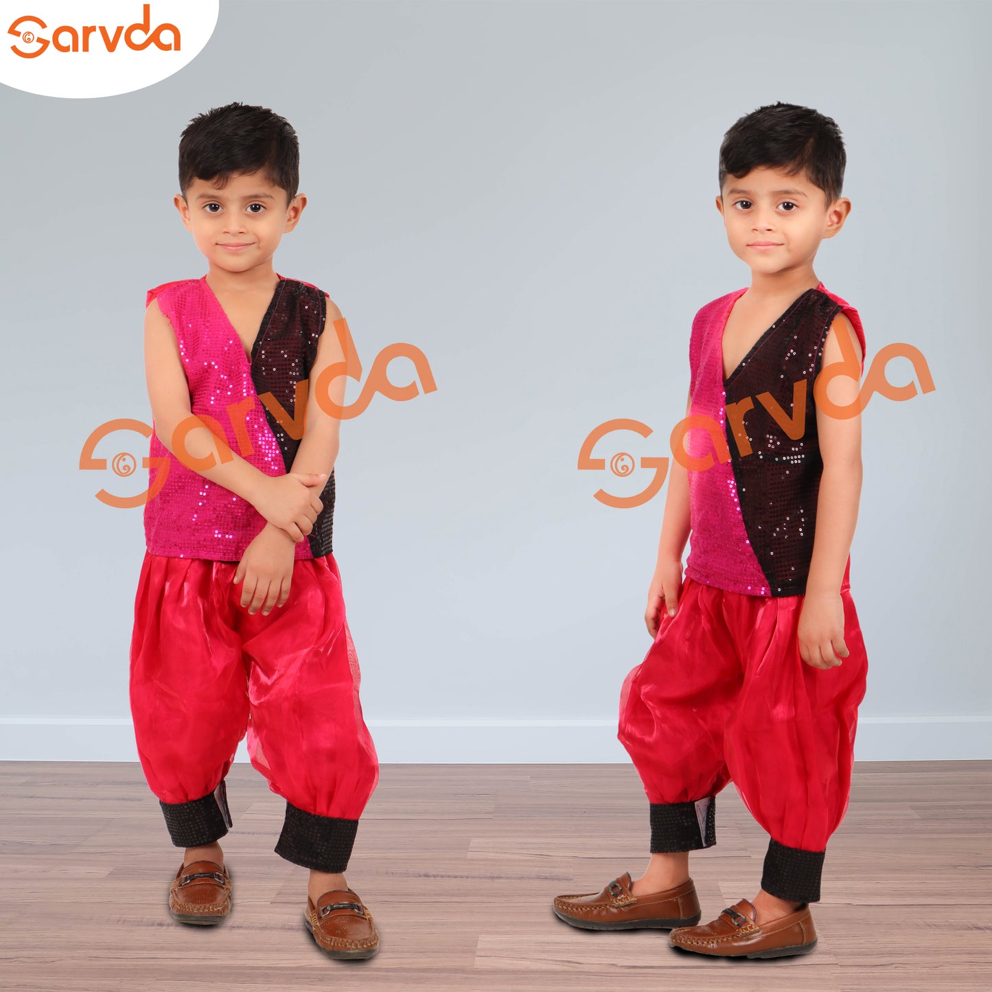 Western Black /Pink Boy Costume