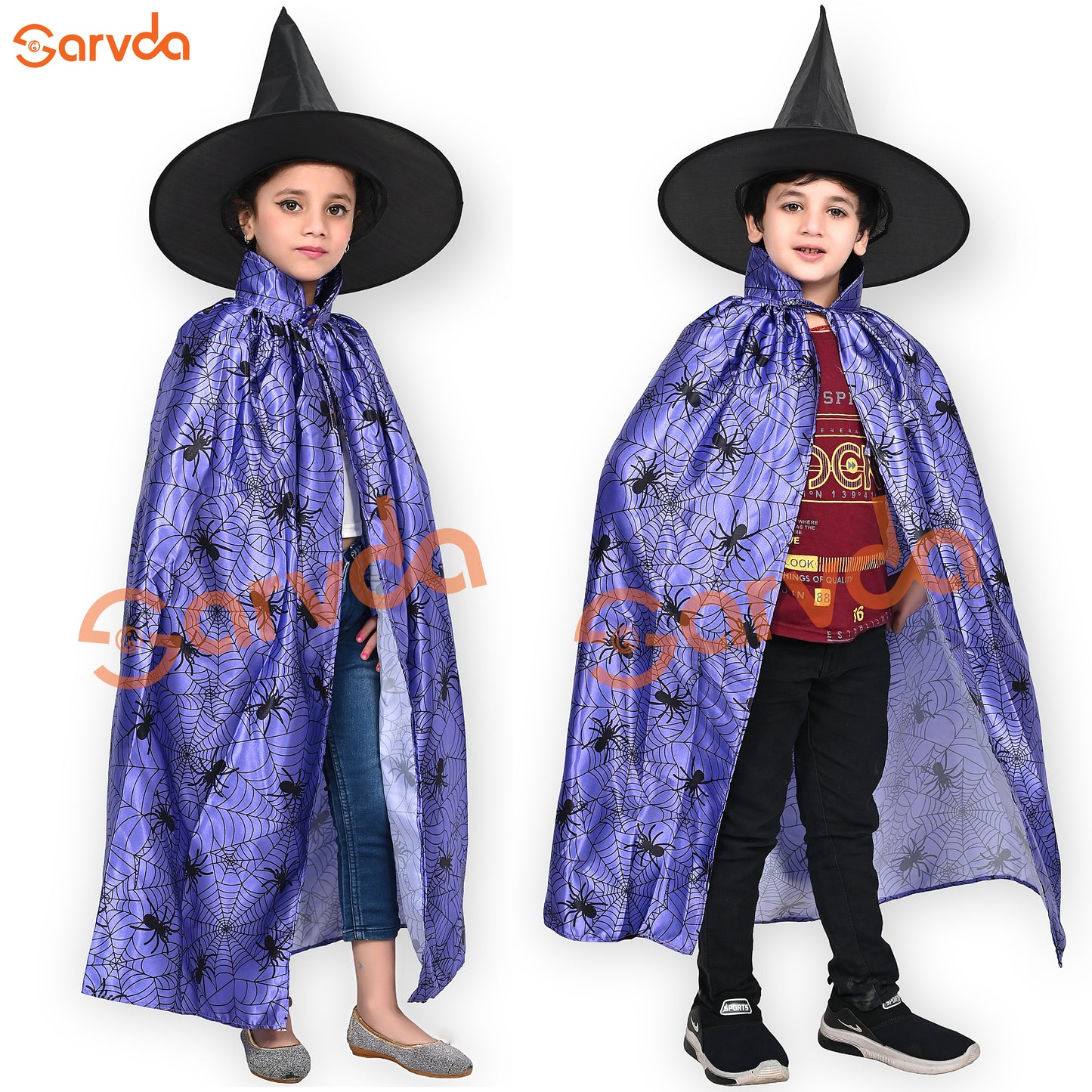 Halloween Purple Cape Without cap