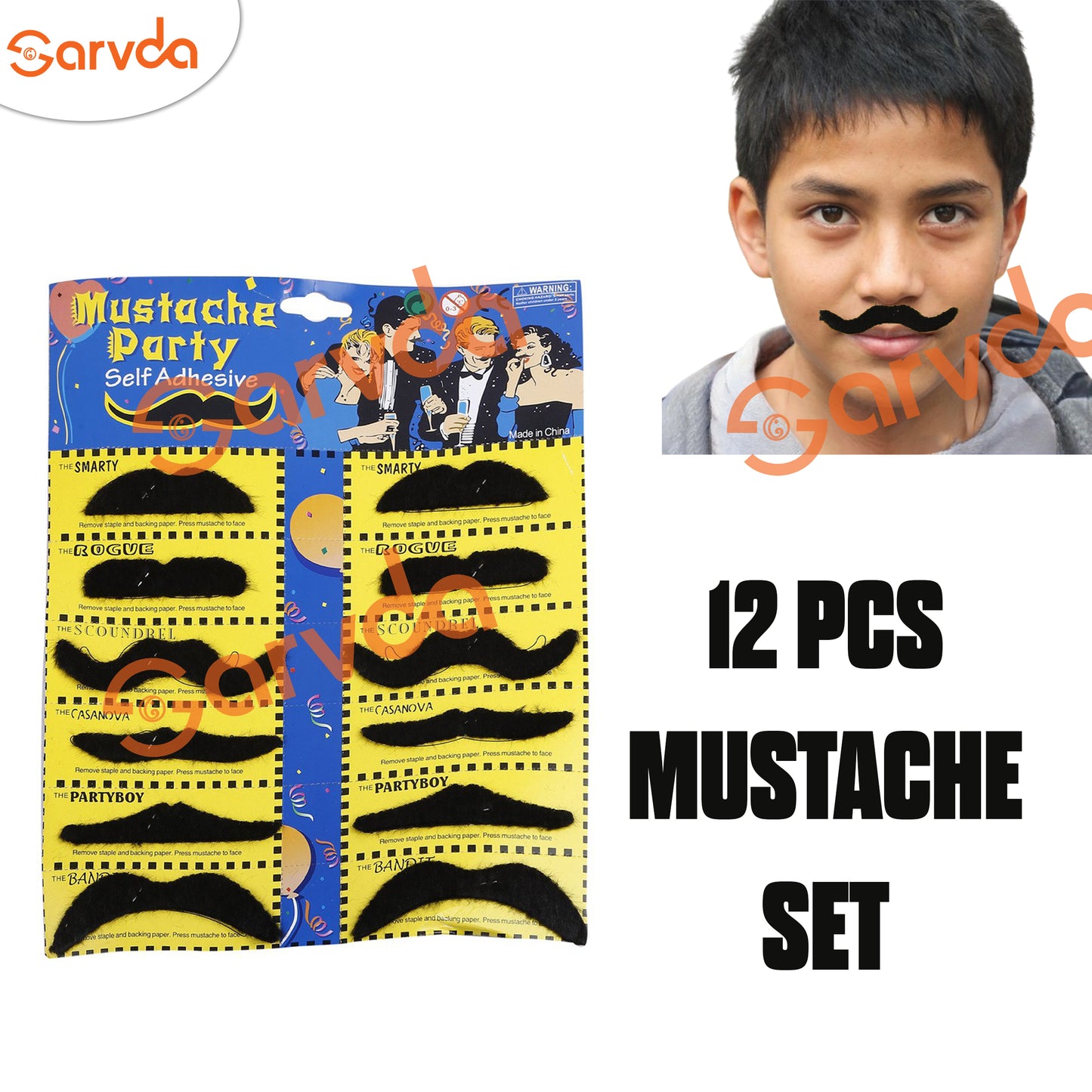 Mustache Set (12 pcs)
