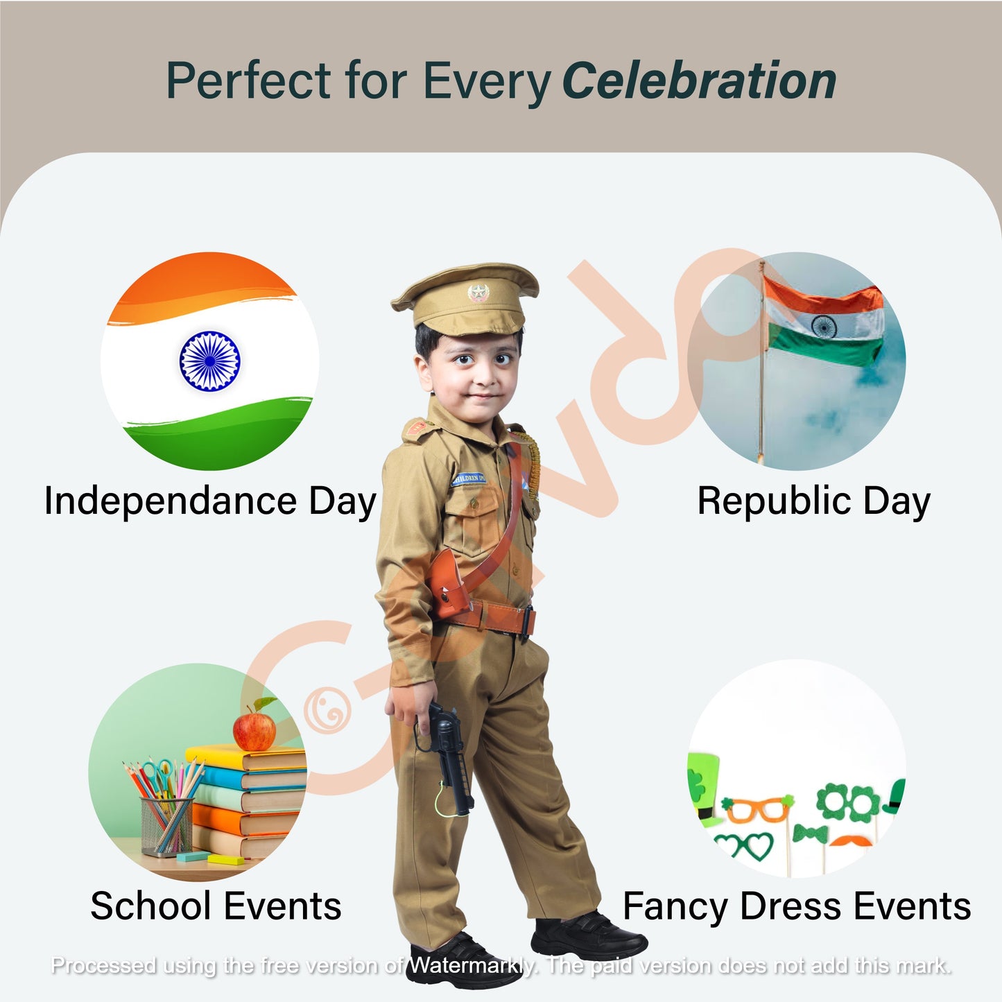 Sarvda Police Dress - With Accessories