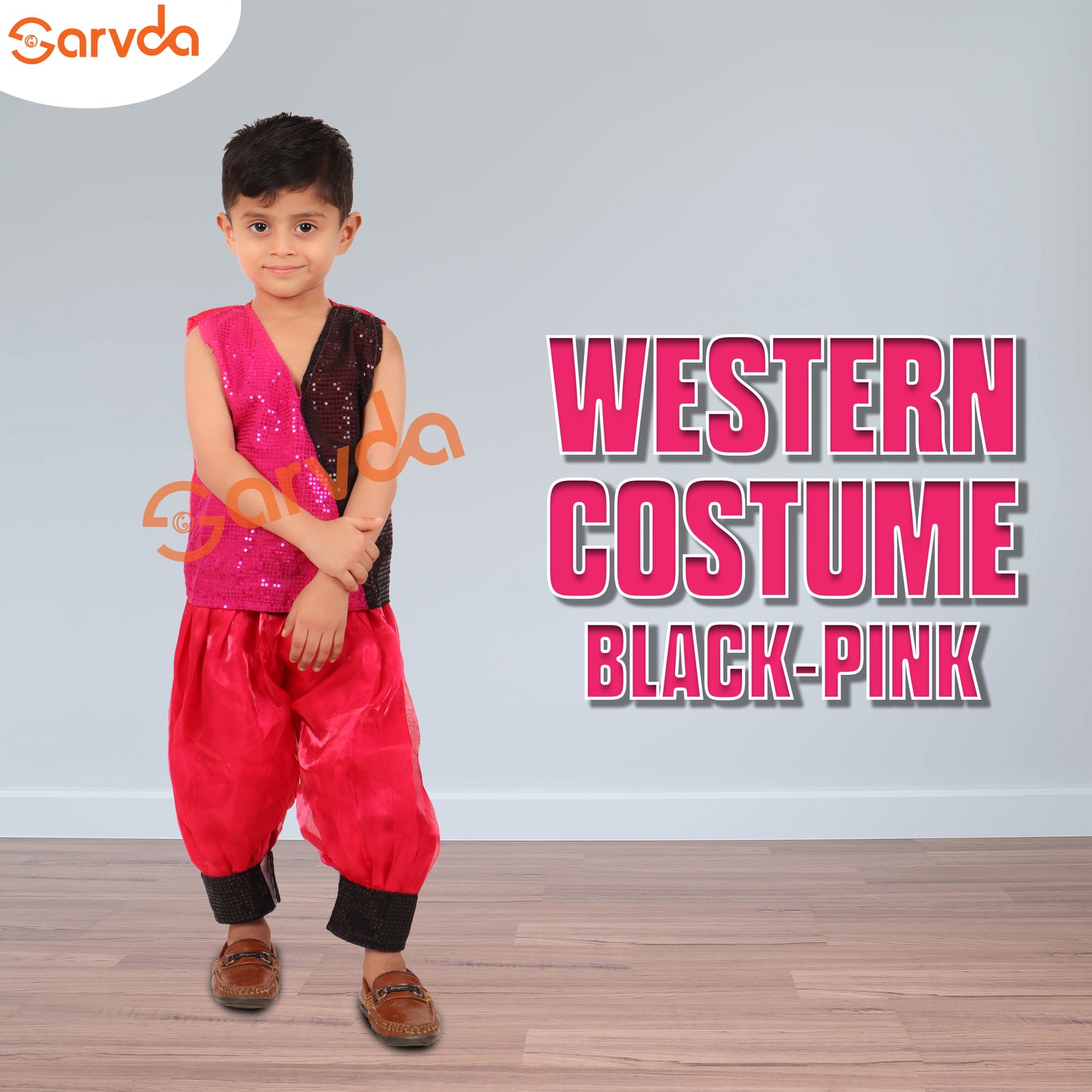 Western Black /Pink Boy Costume