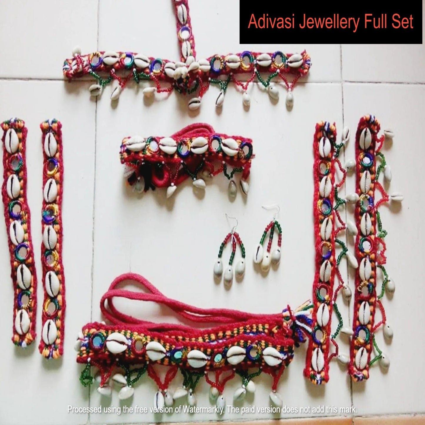 Adivasi jewellery set For Girls
