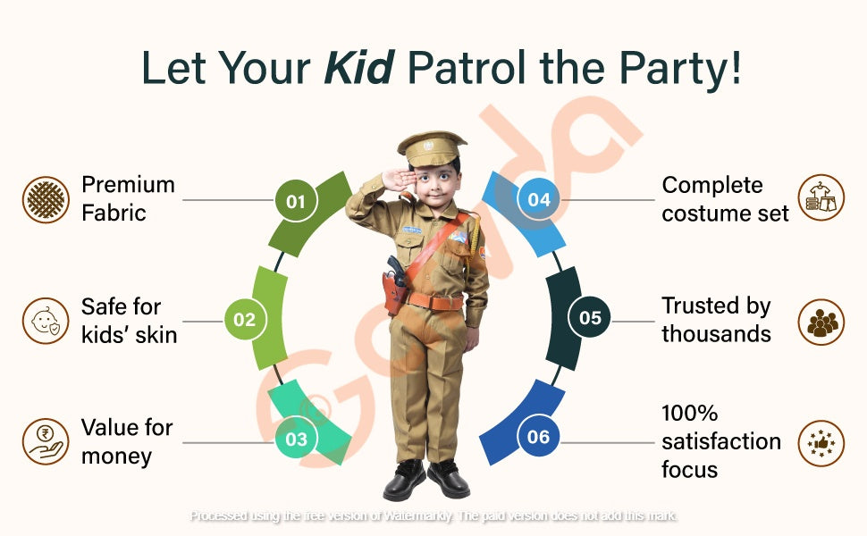 Sarvda Police Dress - With Accessories