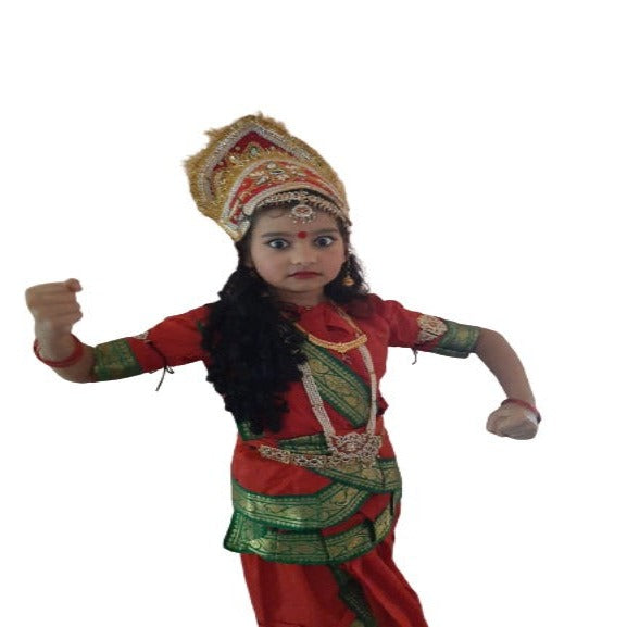 Durga mata fancy dress- Red BT