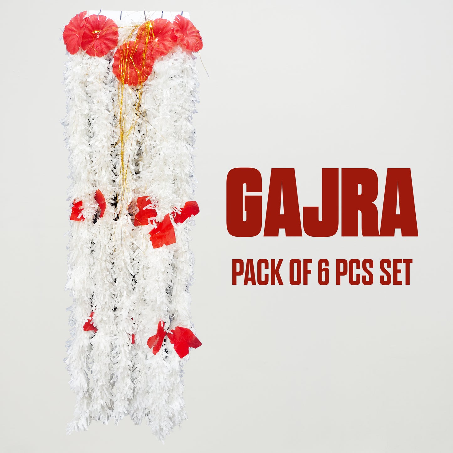 Gajra Set of 6pcs