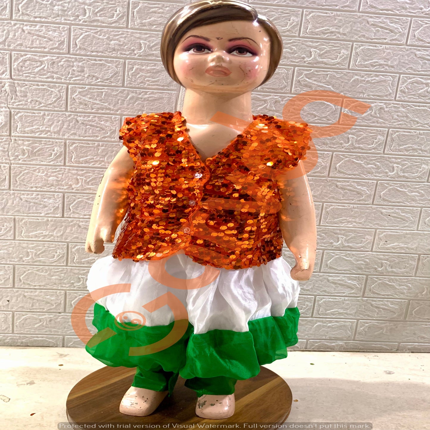 Tricolor Herum Jacket Set