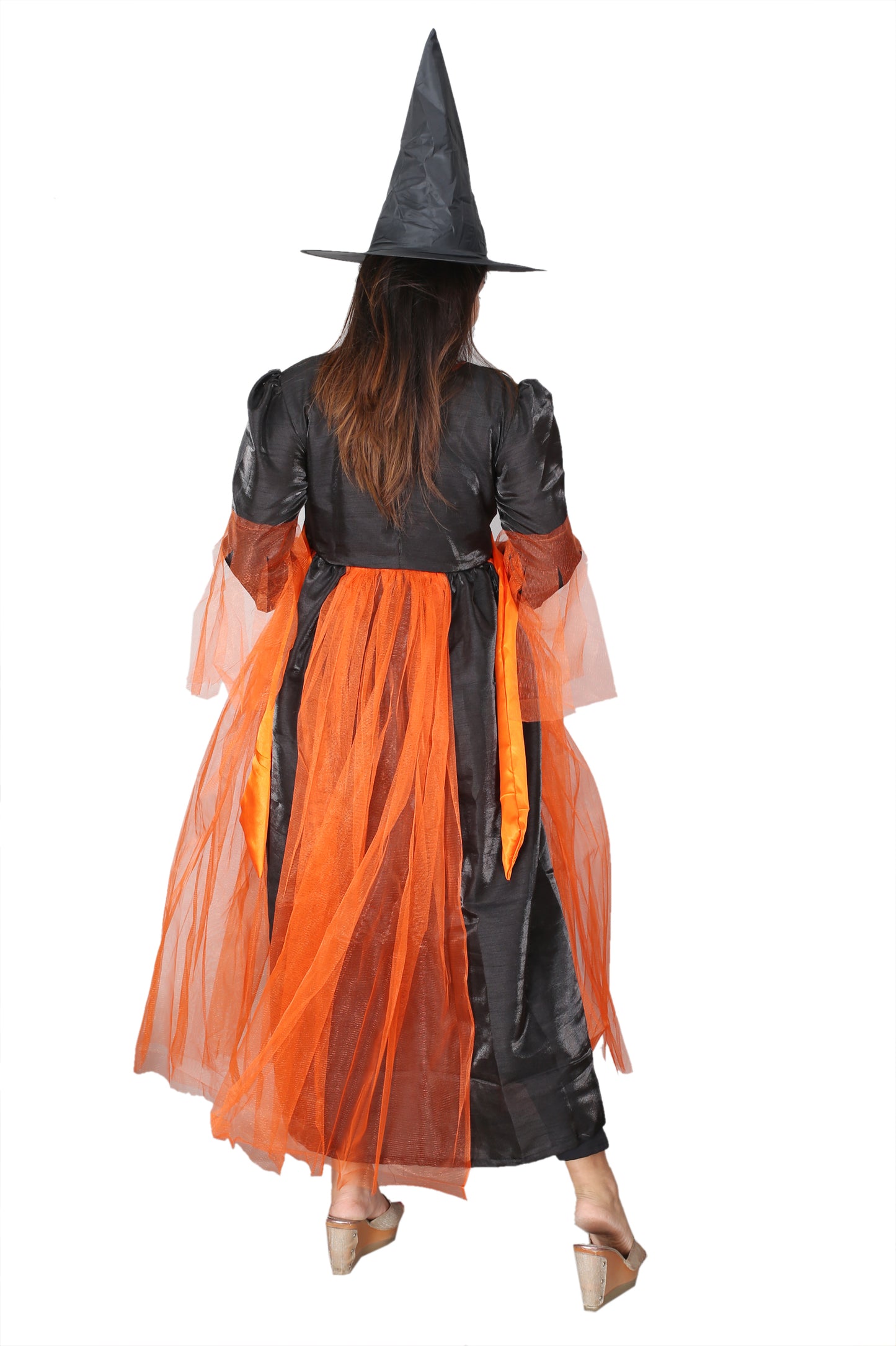 Halloween Horror Gown for Women - Net fabric