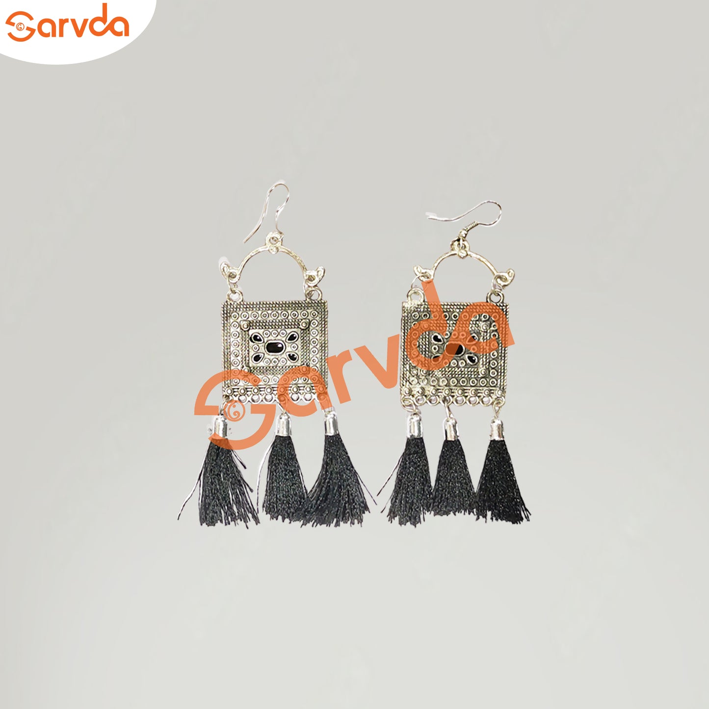 Gujrati/ Kalbelia Jewellery Set Black