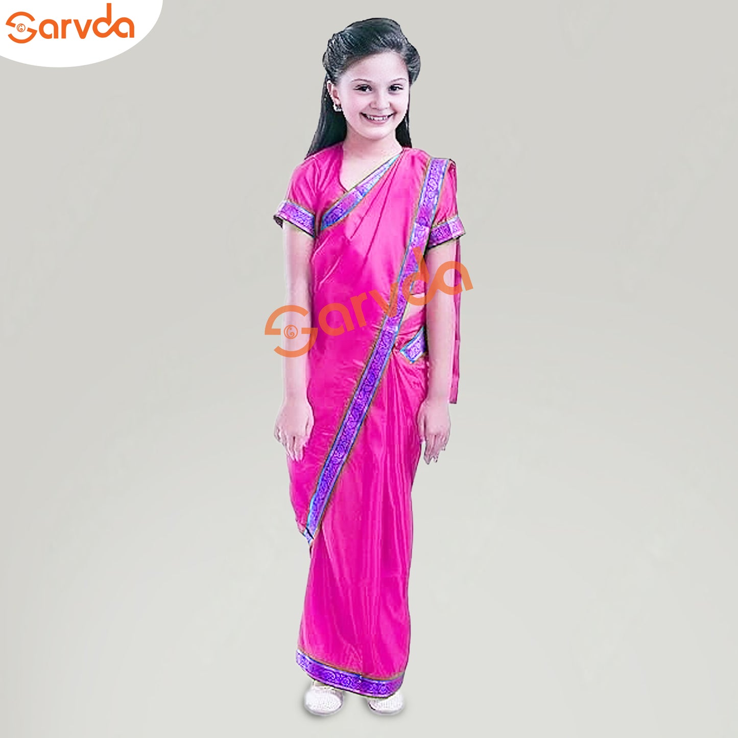 Pink Teacher Saree