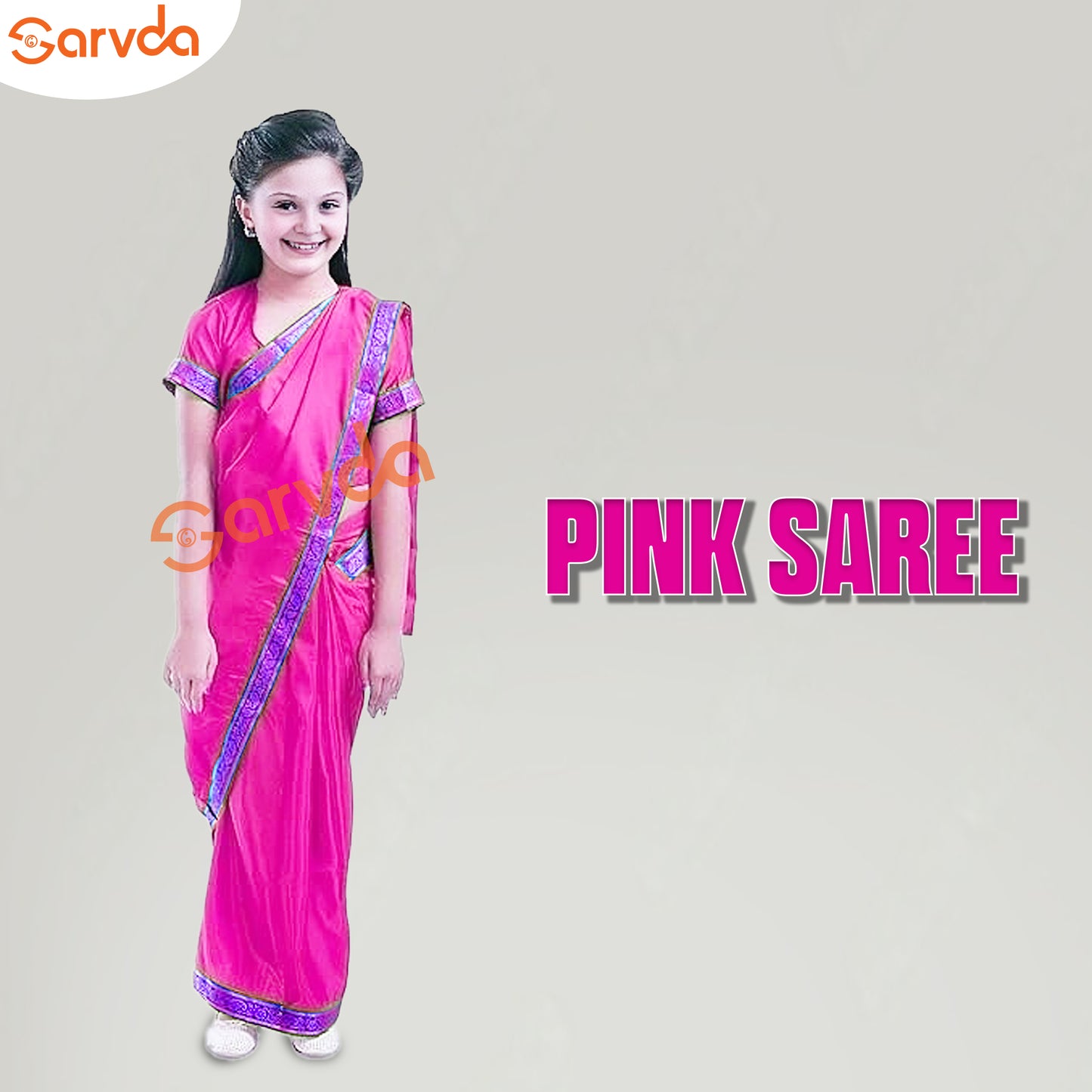 Pink Teacher Saree