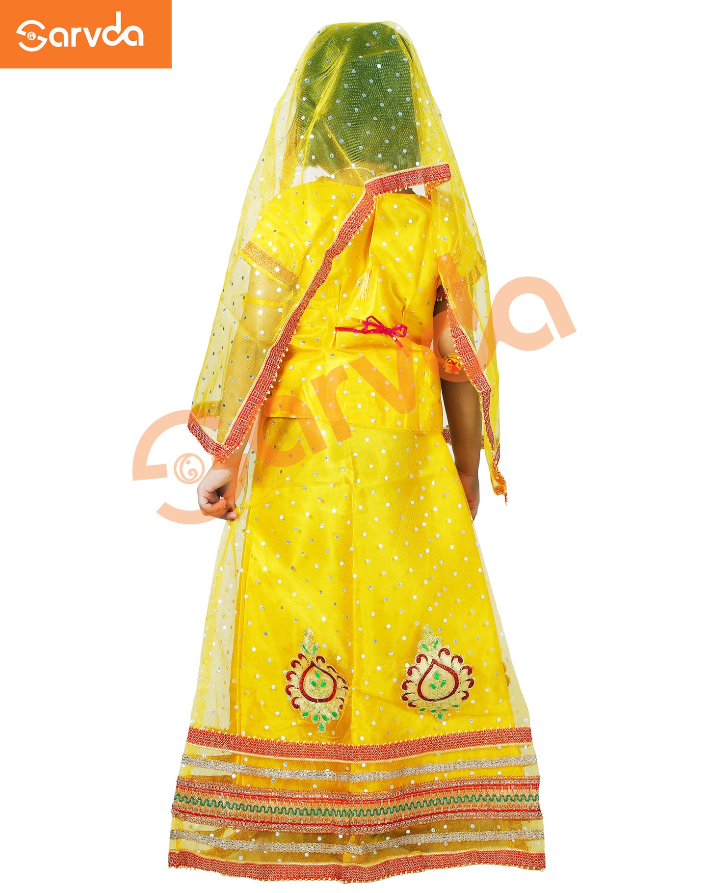 Radha rani Lahenga, choli and dupptta - Yellow