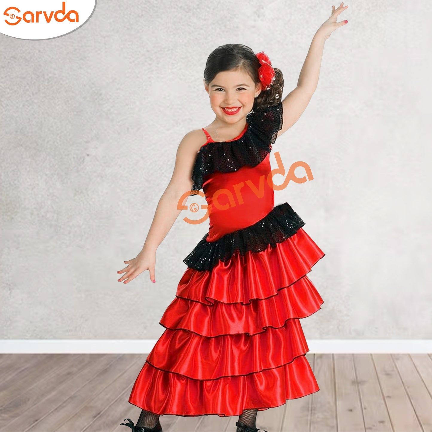 Spanish Girl Fancy Dress Costume