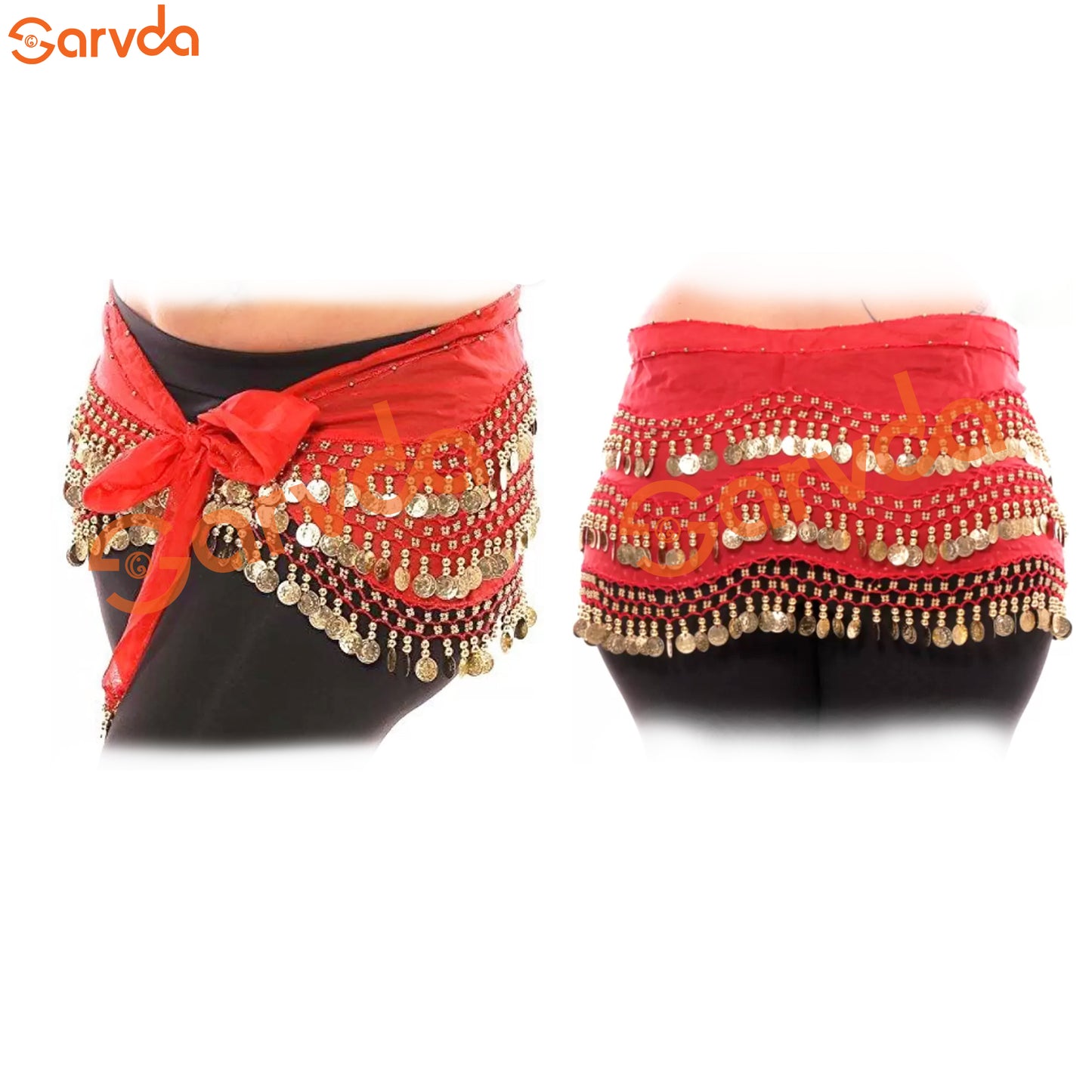 BELLY DANCE BELT Red