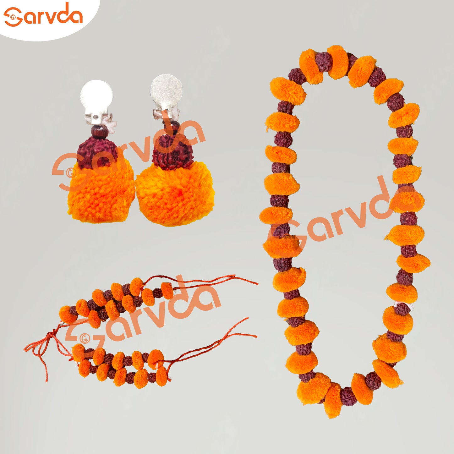 Rudraksha/ Vanvasi Mala Set - Pack of 4 pcs