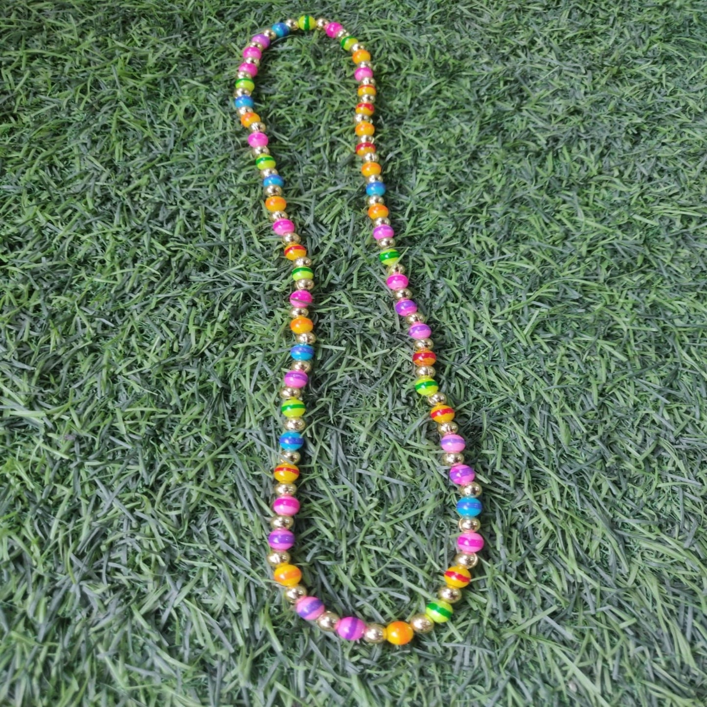Multicolored Moti Mala - pack of 12