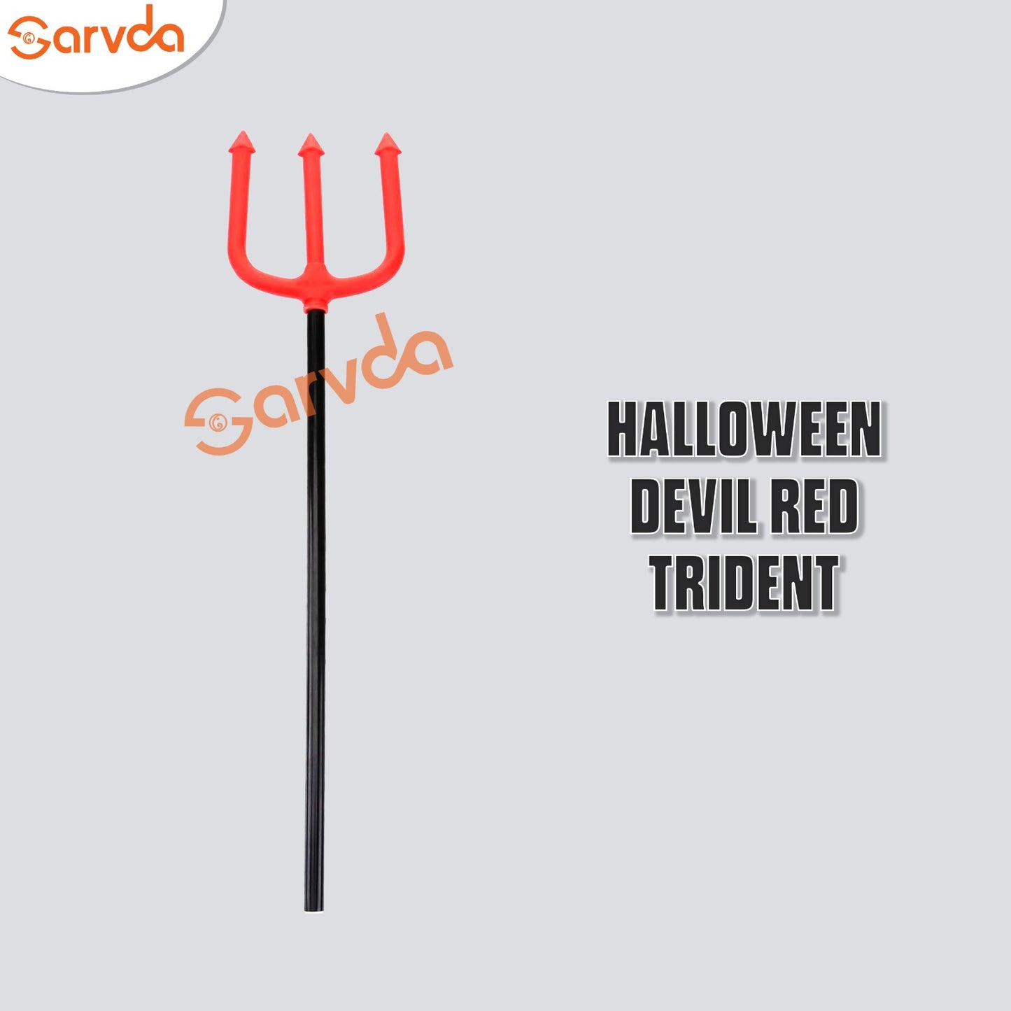 Halloween devil red trident