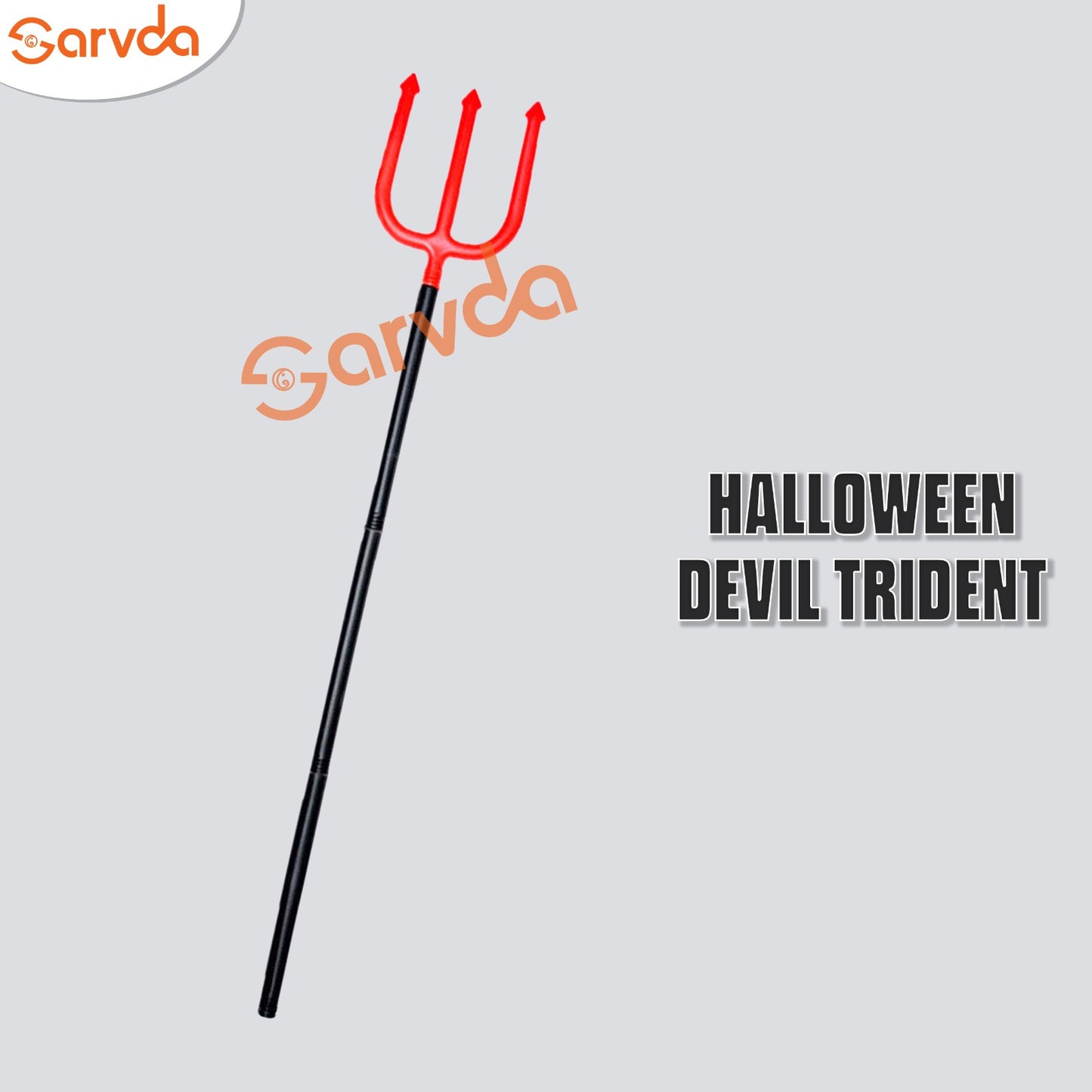 Halloween devil red trident
