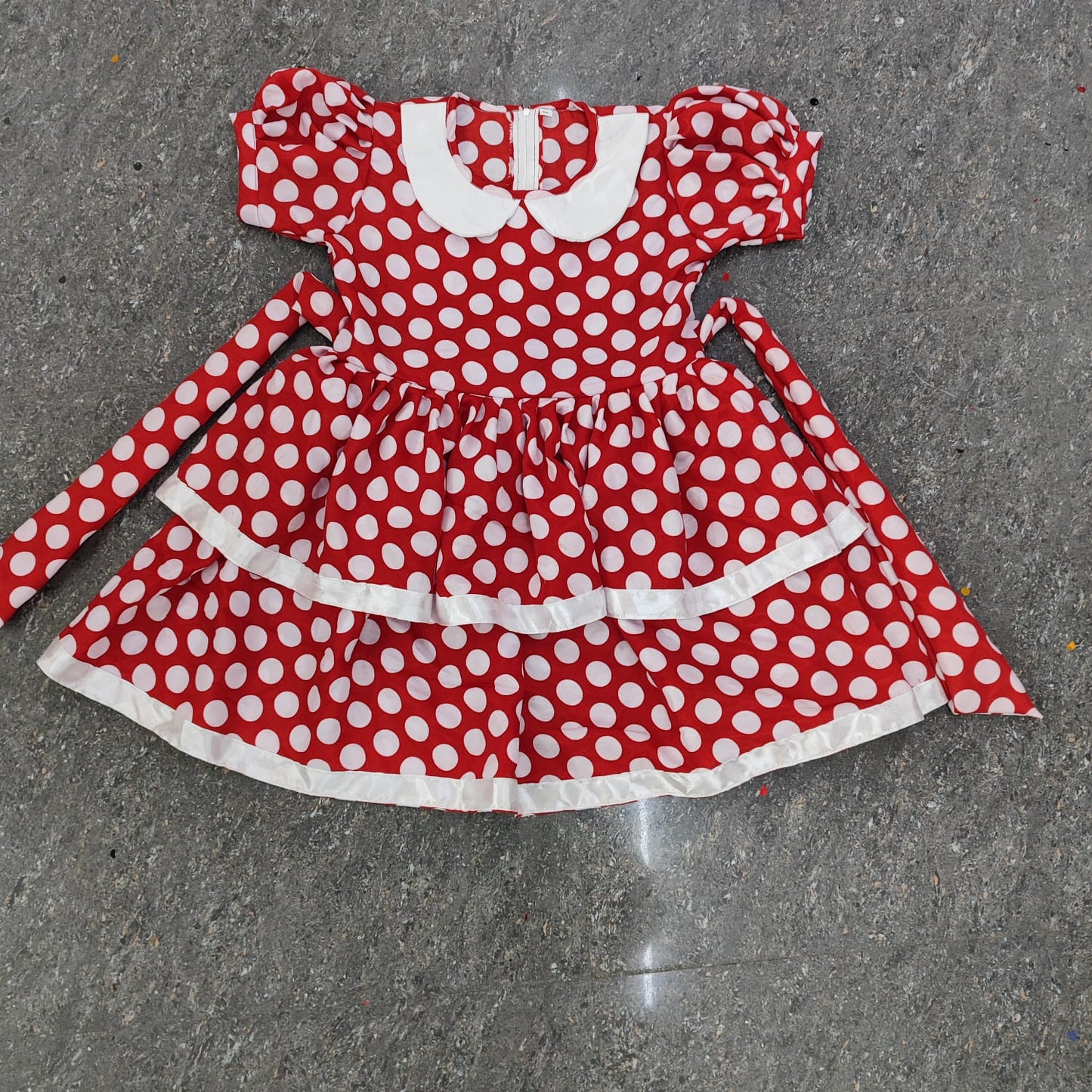 Polka Dot Flared Frock