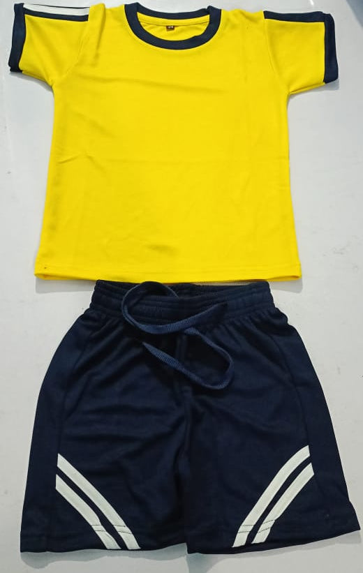 Yellow Sports Dress For Boys