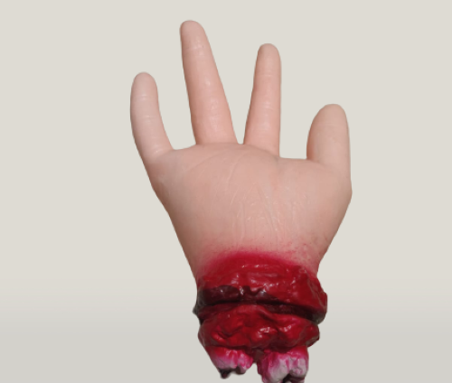 bloody artificial hand - 7 Inch