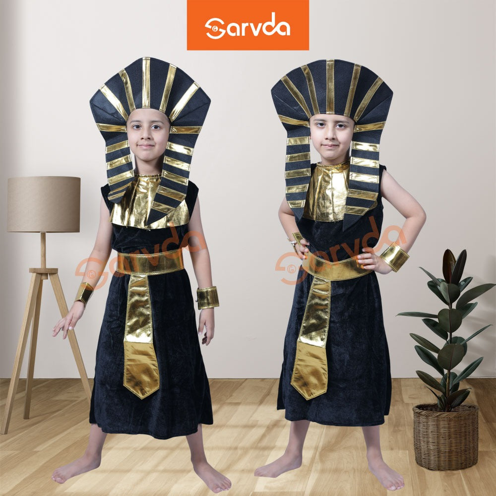Egyptian Pharaoh Fancy Dress Costume for Boys