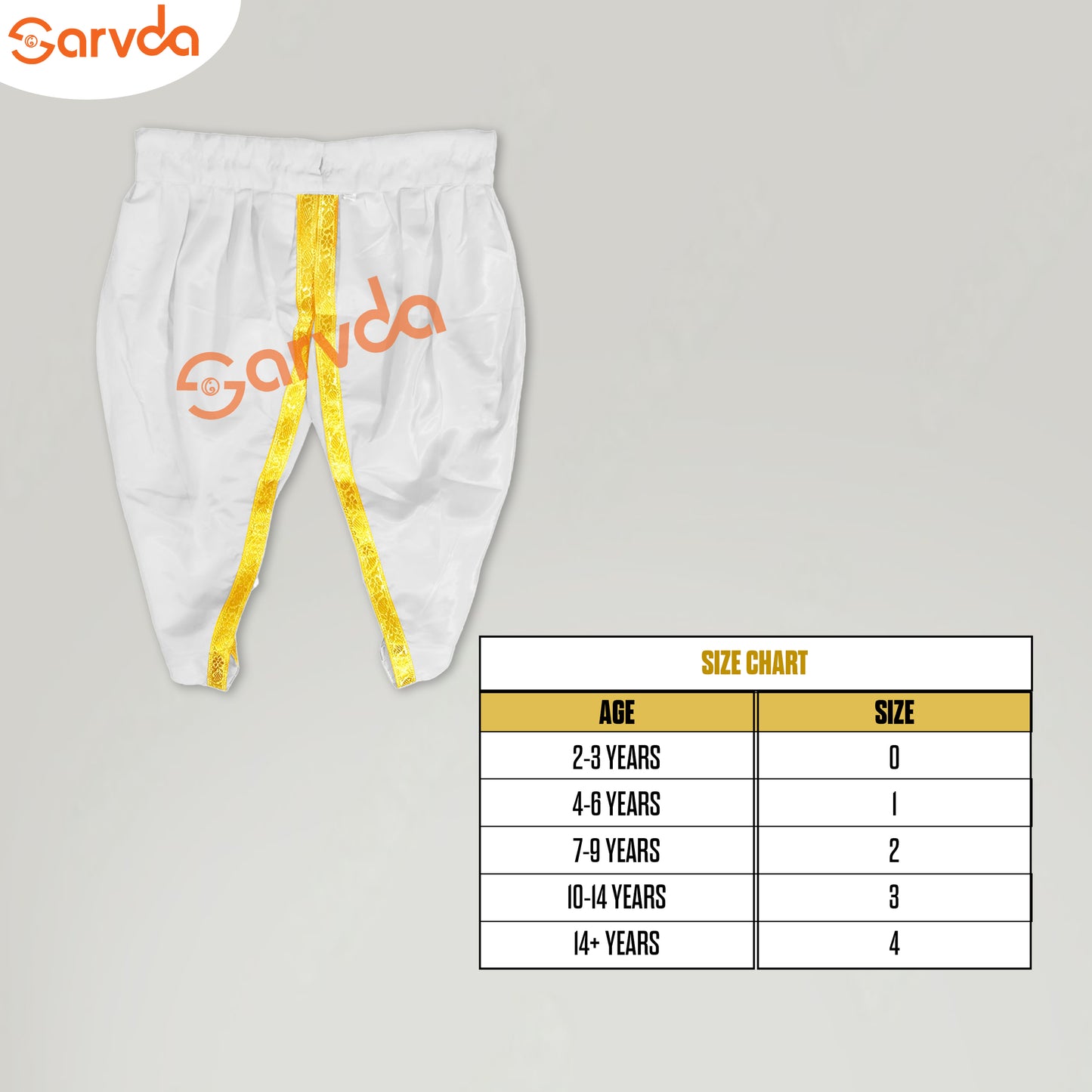 White Dhoti with Lace