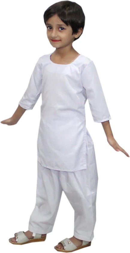 White Salwar Suit Set