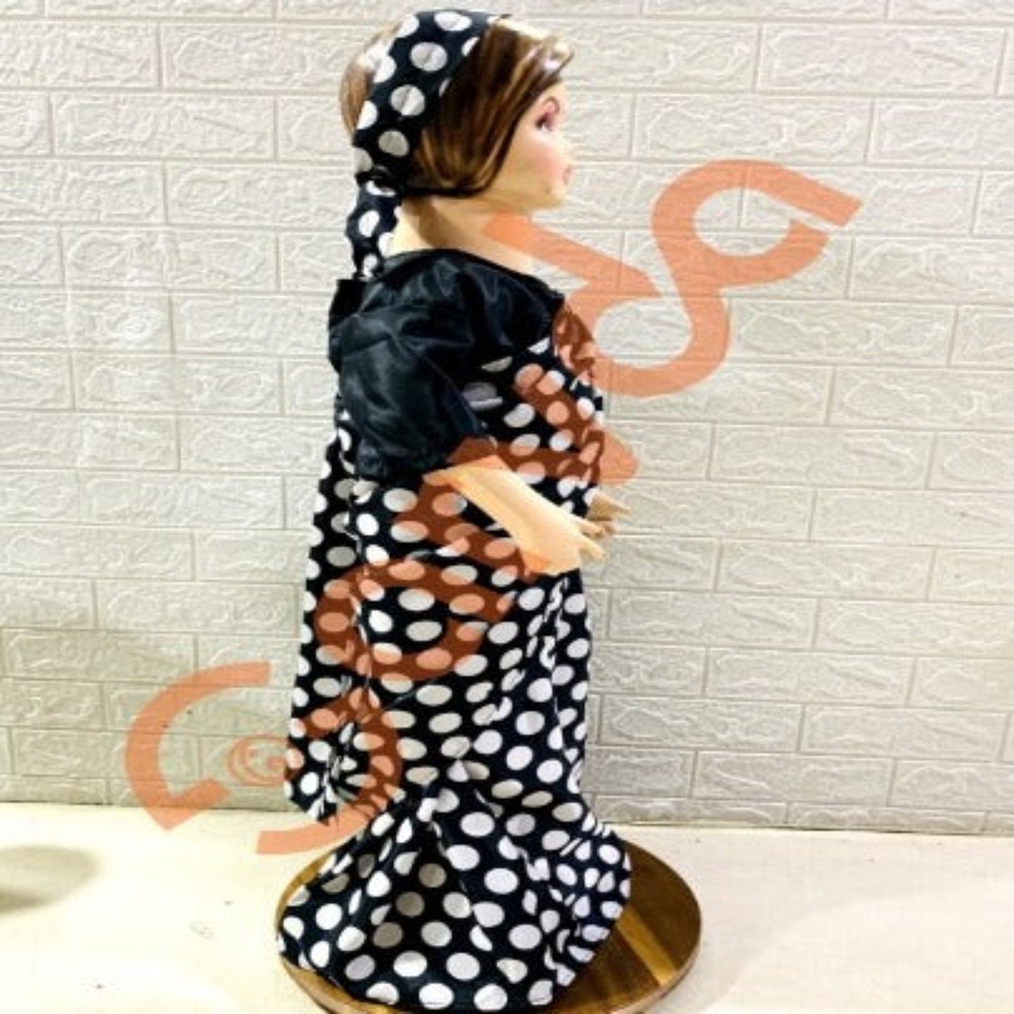 Polka Dot Saree Kids Costume