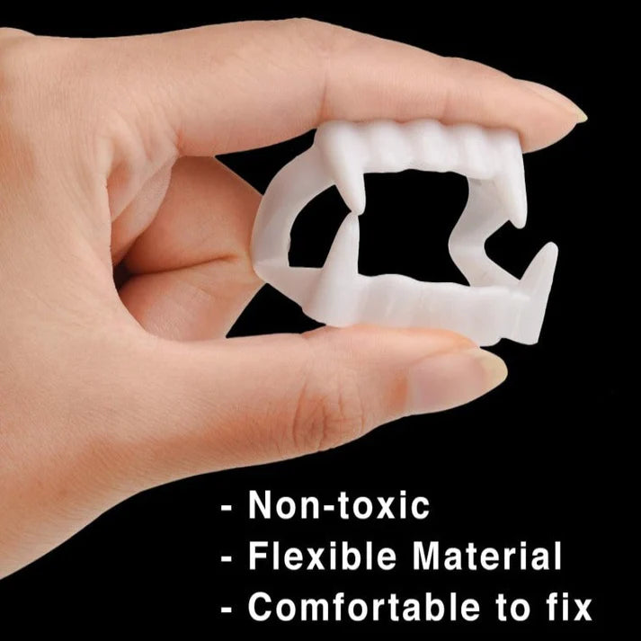 Halloween Teeth - Flexible Plastic - Pack of 12 pcs
