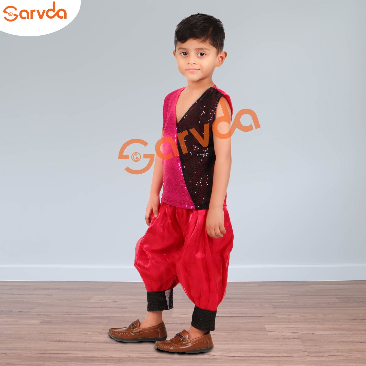 Western Black /Pink Boy Costume