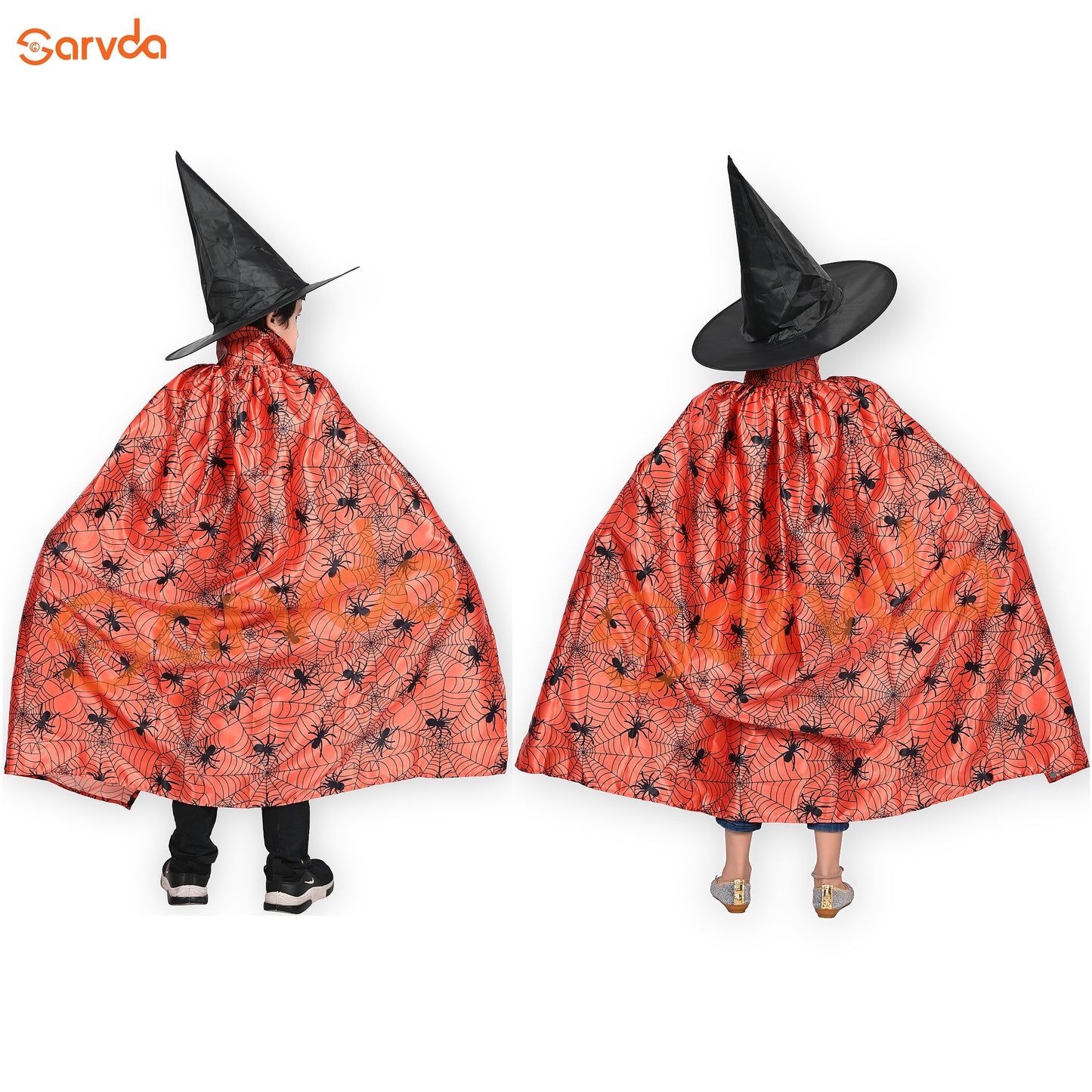 Halloween Orange Cape Without Cap