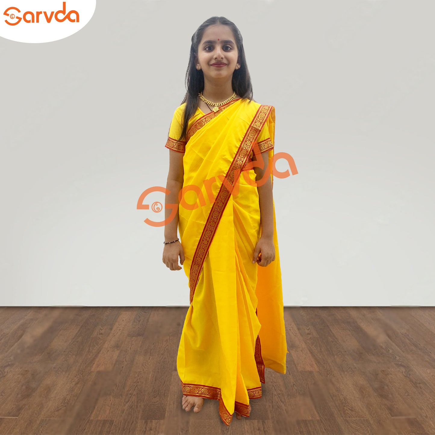 Yellow Teacher Saree