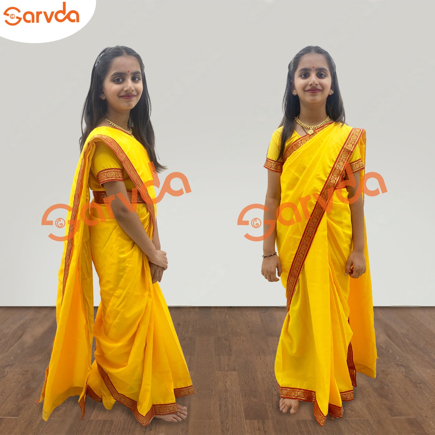 Yellow Teacher Saree