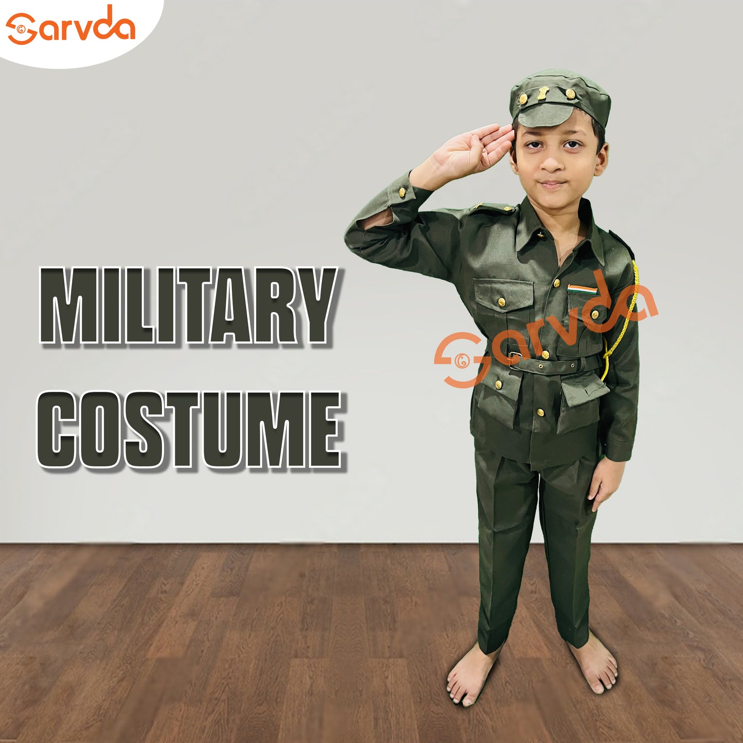 Military Costume- (Subash Chandra Bose)