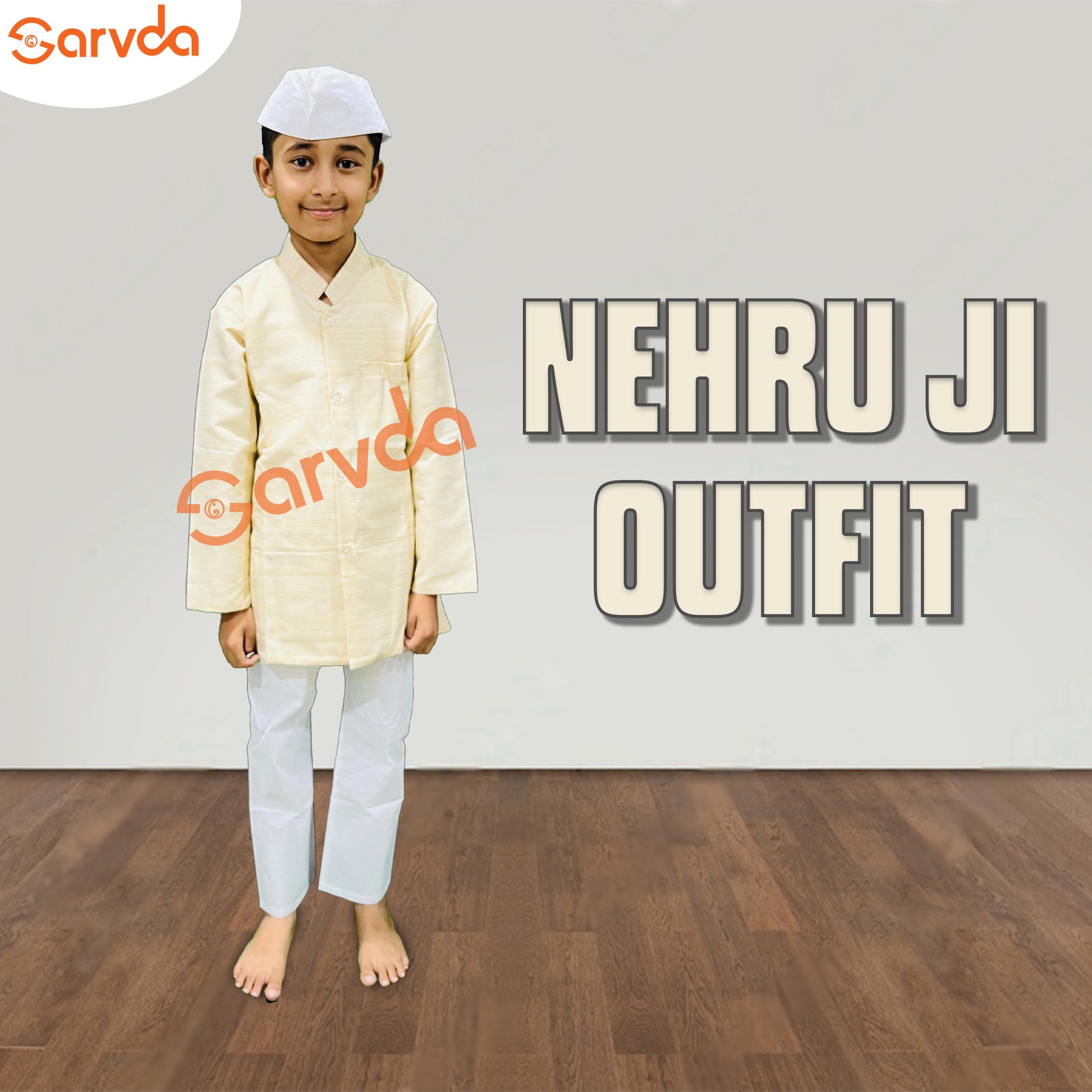 Jawaharlal Nehru Costume with cap1