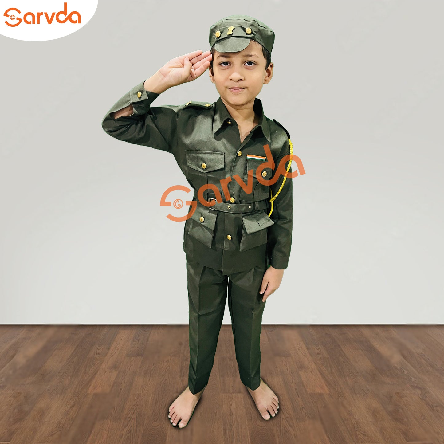 Military Costume- (Subash Chandra Bose)