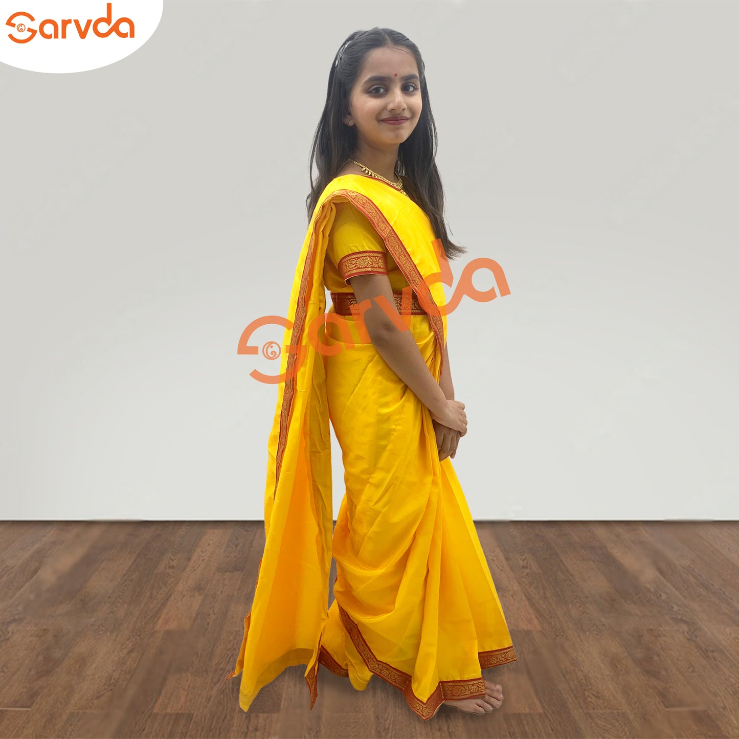 Yellow Teacher Saree