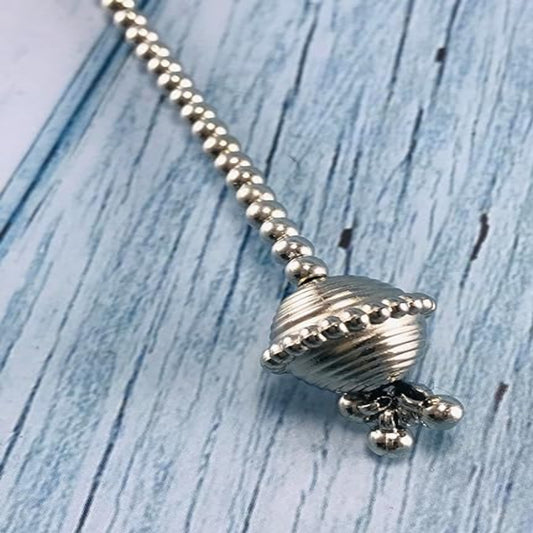 Stylish Navratri  Silver Maang Tikka - 7No