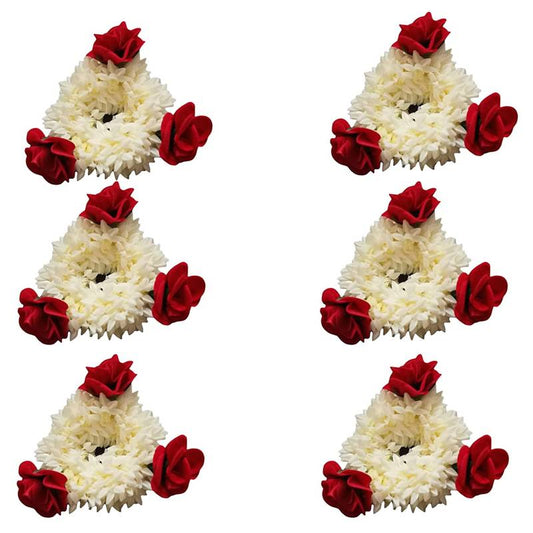 Gajra Rubbar Band (Set  of 6 pcs)