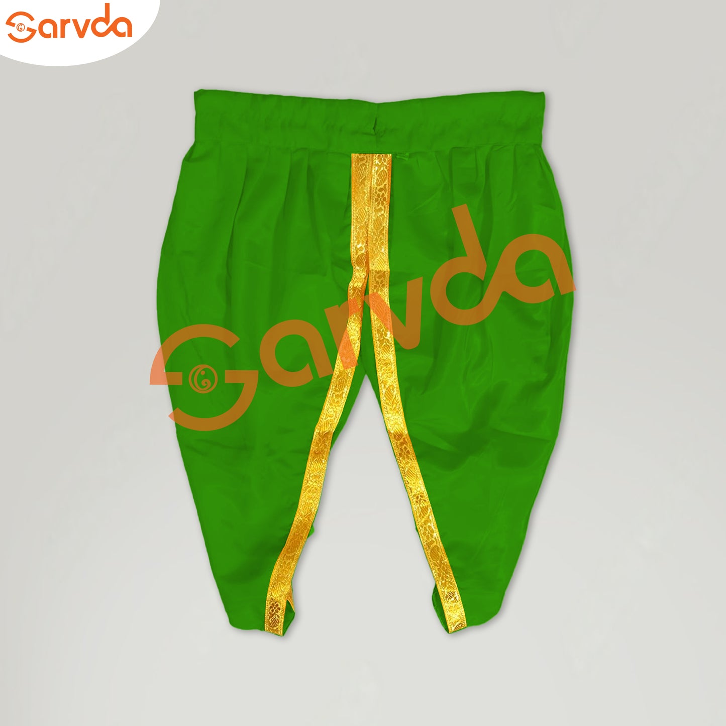 Green Dhoti with Lace Only