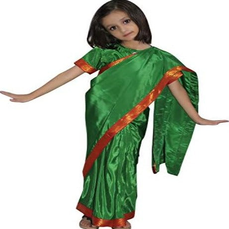 Green Teacher saree