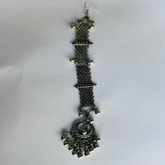 Silver Broad Patti Mang Tika - 8 No