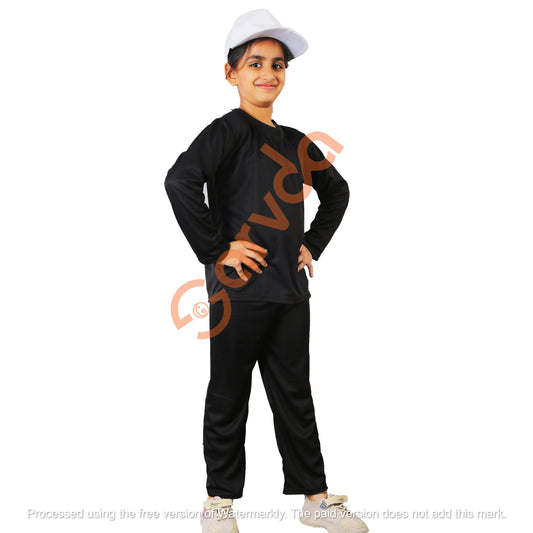Aerobic dress/ Plain Track Suit or Inner - Black