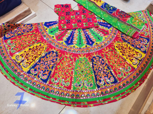 360 Lahenga  Cotton Fabric - 0C