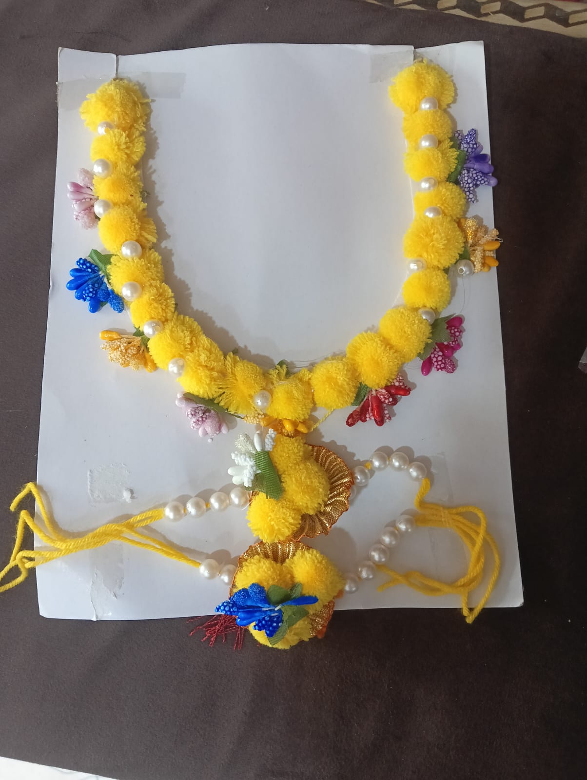 Flower Jewellwery 3 pcs Set - Radha/Others