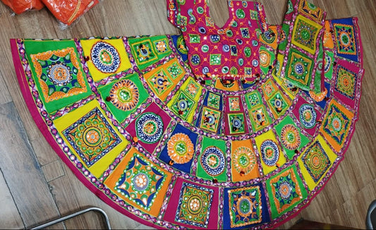 360 Lahenga  Cotton Fabric - 0J