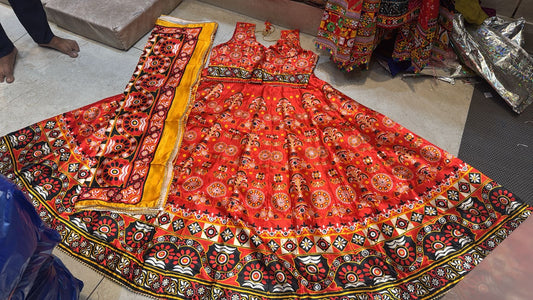 Adults Lahenga Sattin Fabric Assorted Colour - 0V