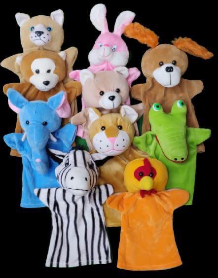 Animal Hand Puppets - Set of 10