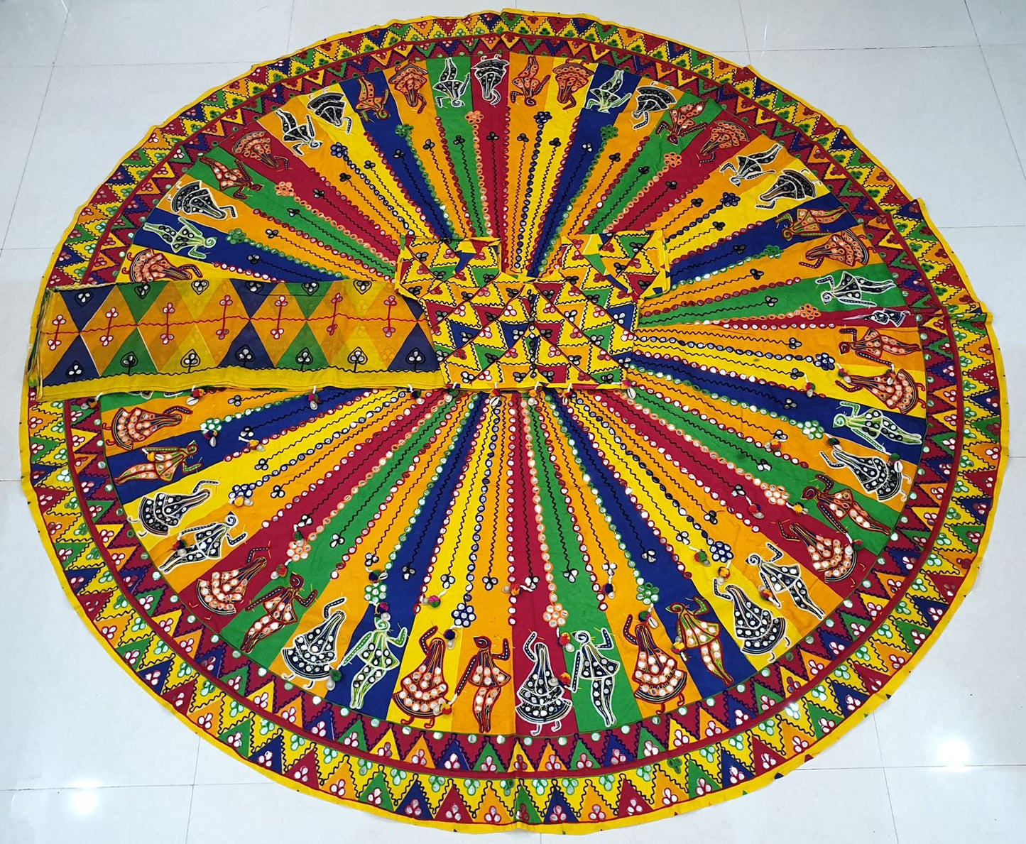 360 Lahenga  Cotton Fabric - 0E