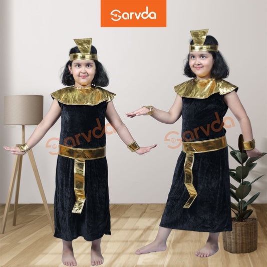 Egyptian Princess Fancy Dress Costume for Girls